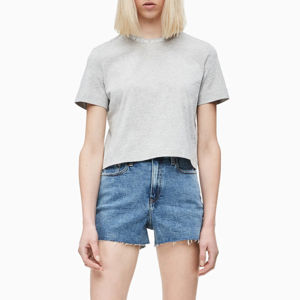 Calvin Klein dámské šedé tričko Modern - XS (P01)